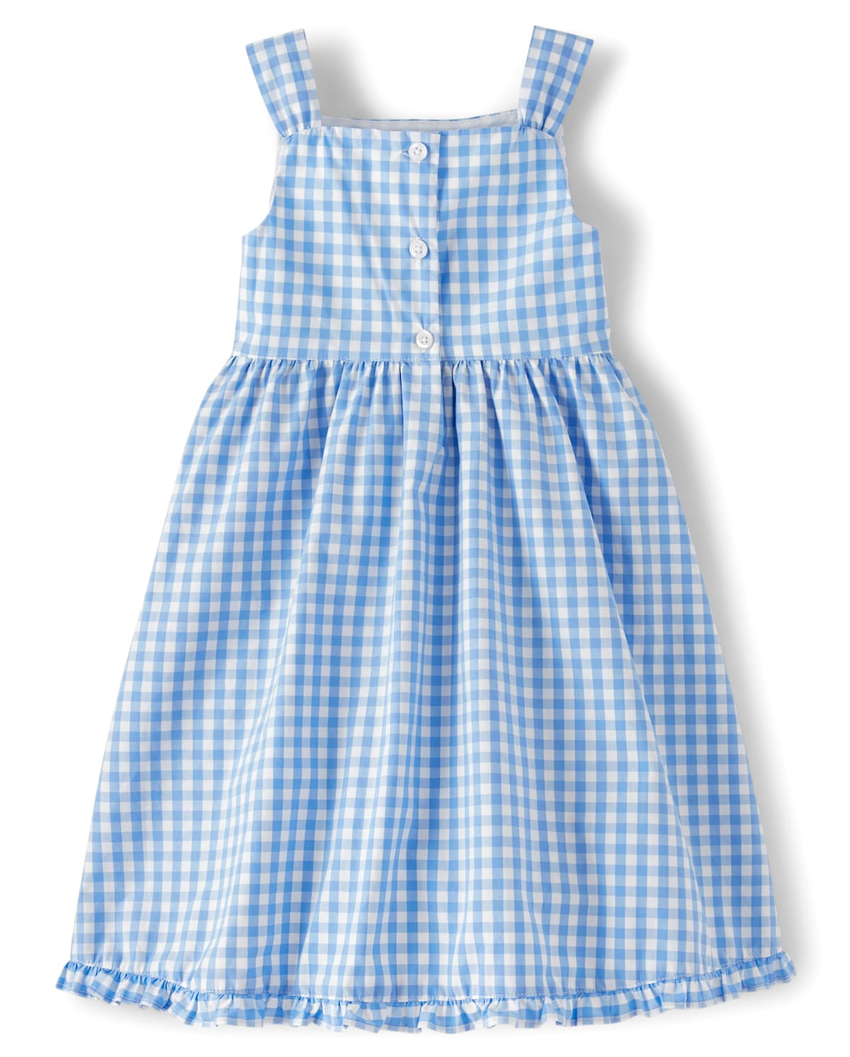 Детские платья Gymboree Girls Gingham Ruffle Dress - Sunny Daisies — фото 3