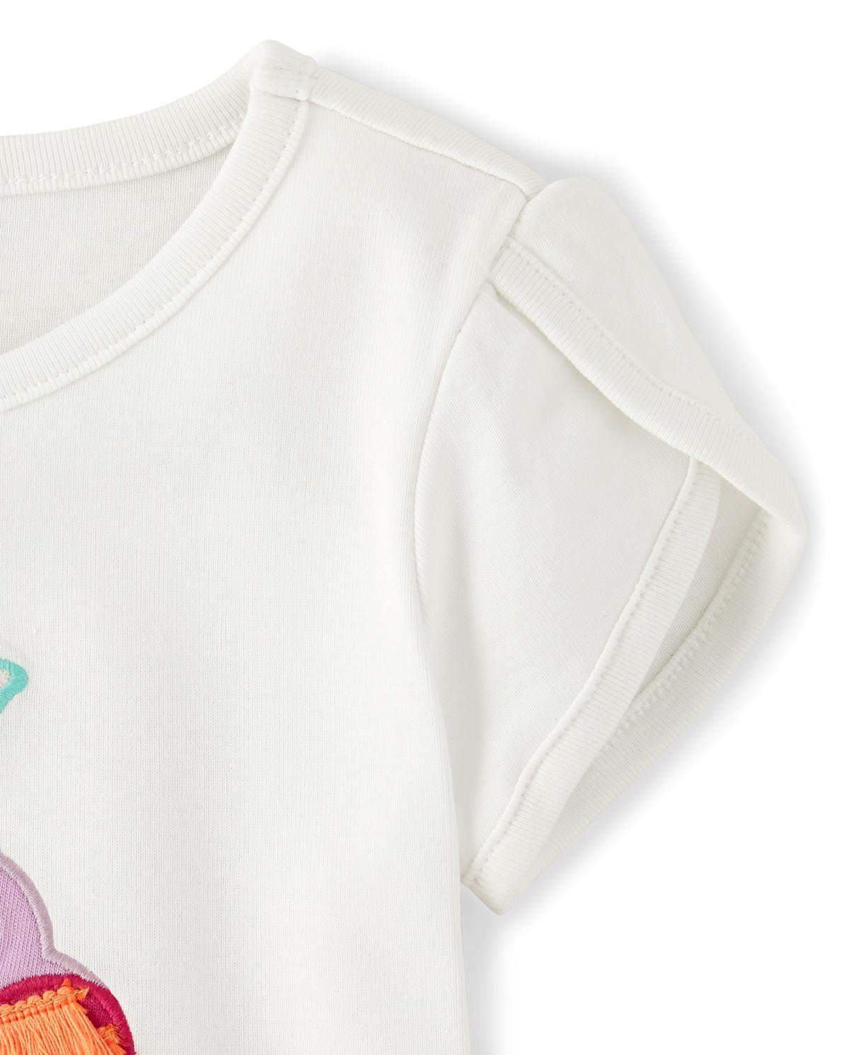 Детские топы Gymboree Girls Applique Tassel Parrot Top - Summer Safari — фото 2