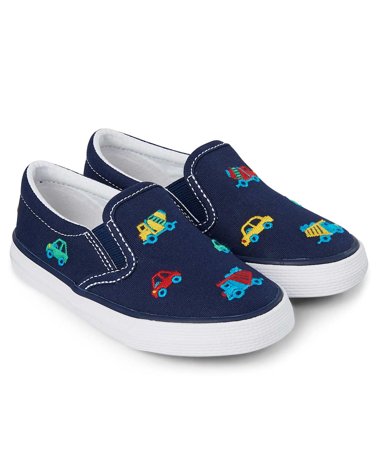 Детские кроссовки Gymboree Boys Transportation Slip On Sneakers - Travel Adventure