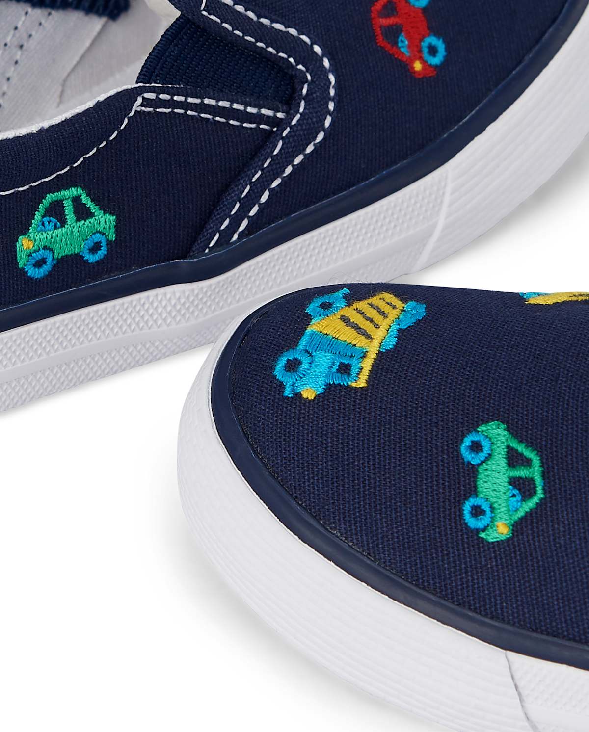 Детские кроссовки Gymboree Boys Transportation Slip On Sneakers - Travel Adventure — фото 2