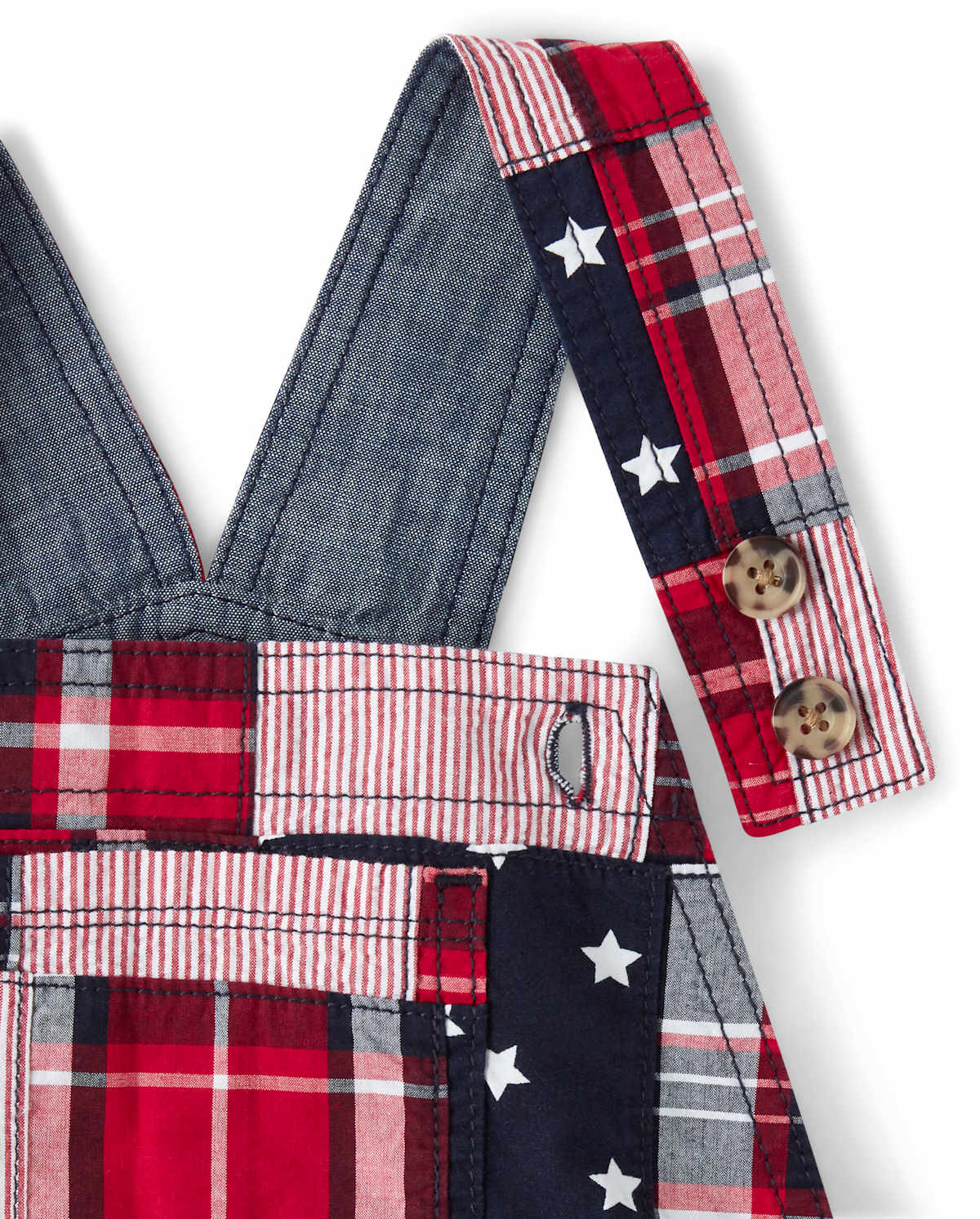 Детские брюки Gymboree Boys Madras Shortalls - American Cutie — фото 2
