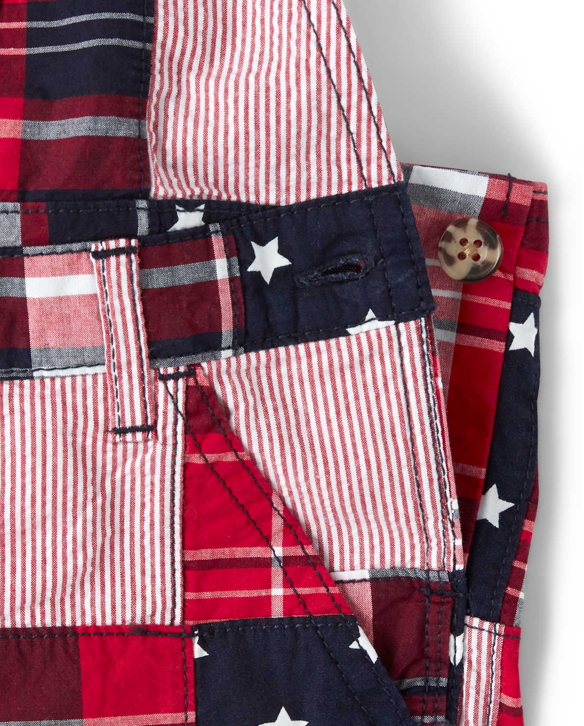 Детские брюки Gymboree Boys Madras Shortalls - American Cutie — фото 3
