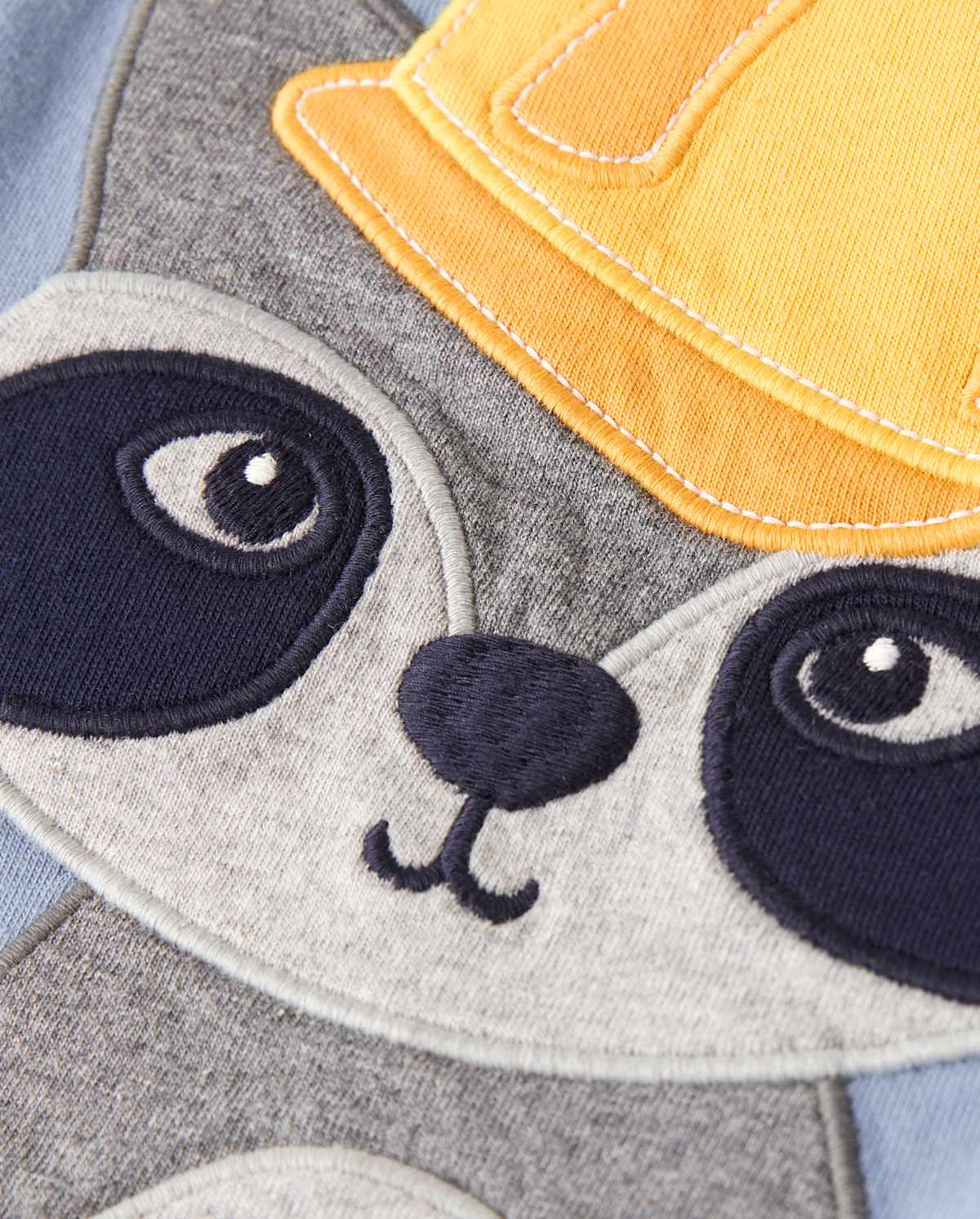 Детские топы Gymboree Boys Embroidered Raccoon 2 In 1 Top - Demolition Dude