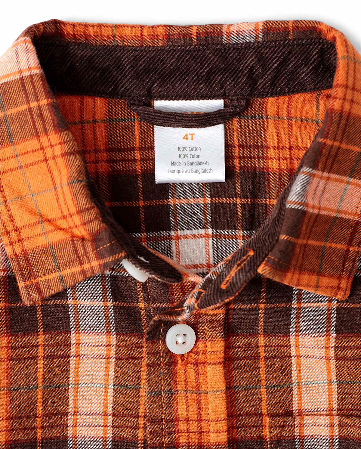 Детские рубашки Gymboree Boys Plaid Button Up Shirt - Harvest