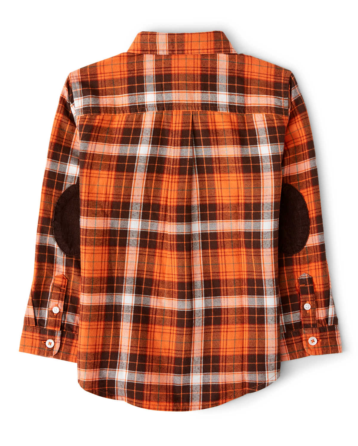 Детские рубашки Gymboree Boys Plaid Button Up Shirt - Harvest — фото 3