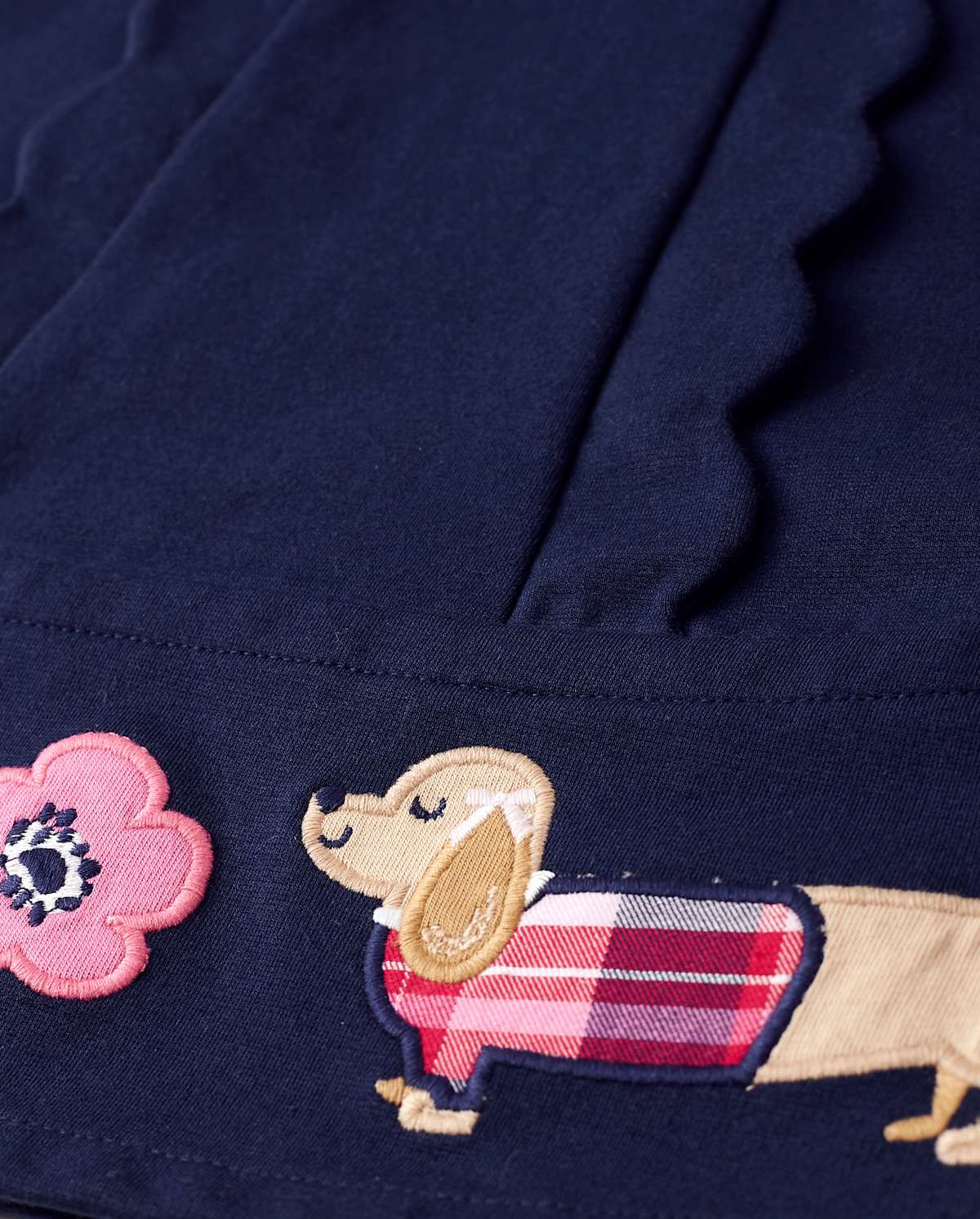 Детские платья Gymboree Girls Scalloped Ponte Dress - Preppy Puppy