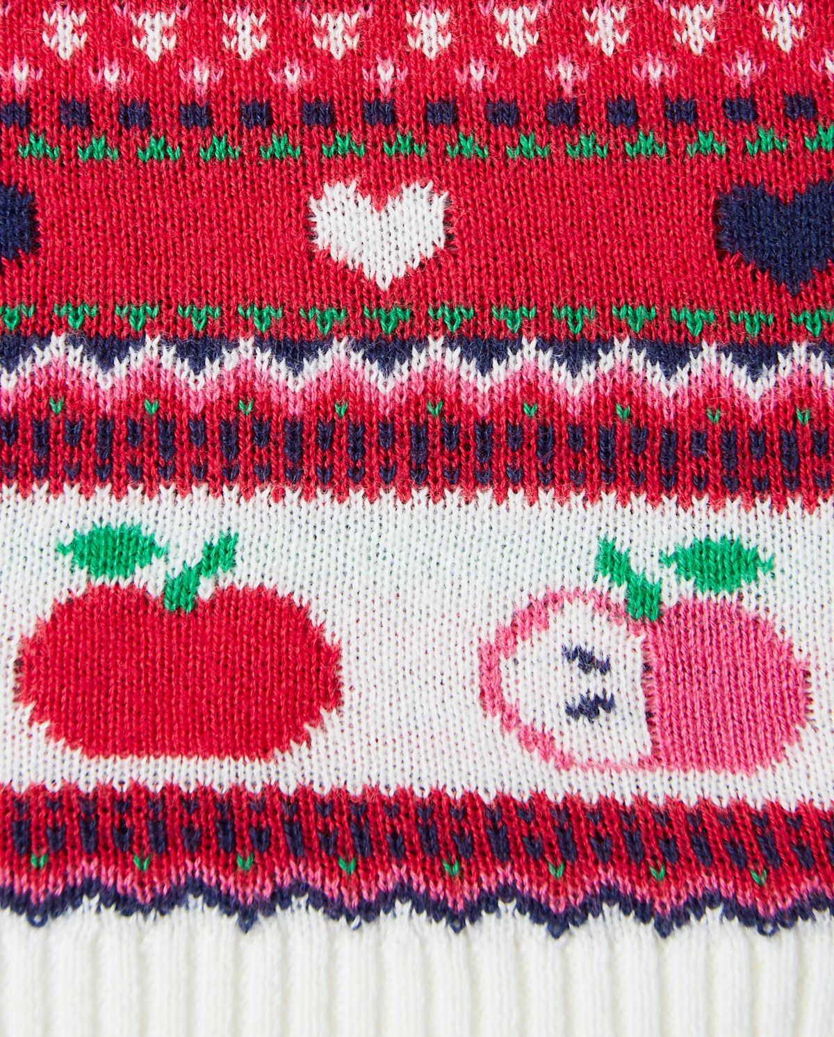 Детские платья Gymboree Girls Fairisle Sweater Dress - Candy Apple — фото 2