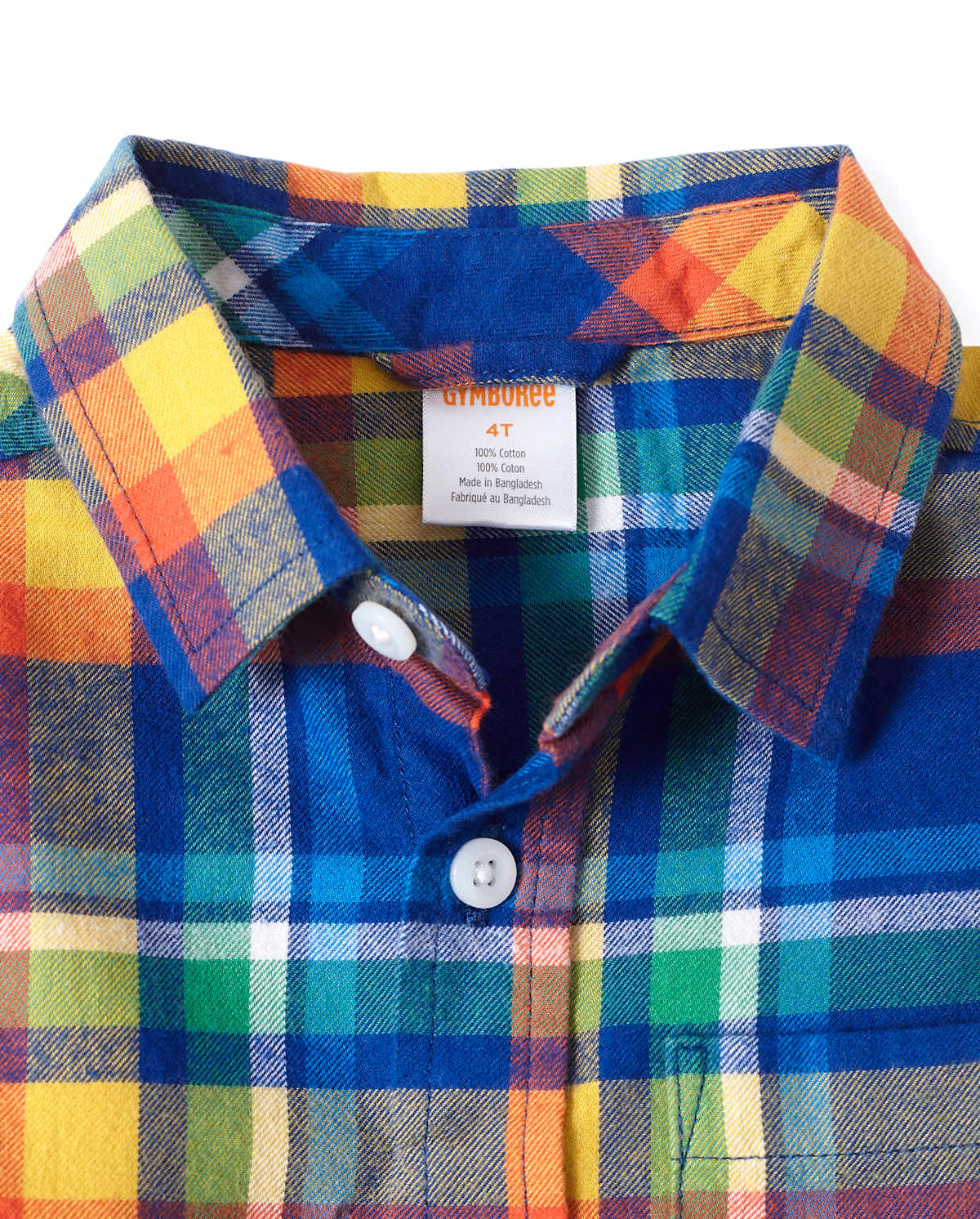 Детские рубашки Gymboree Boys Plaid Button Up Shirt - Demolition Dude