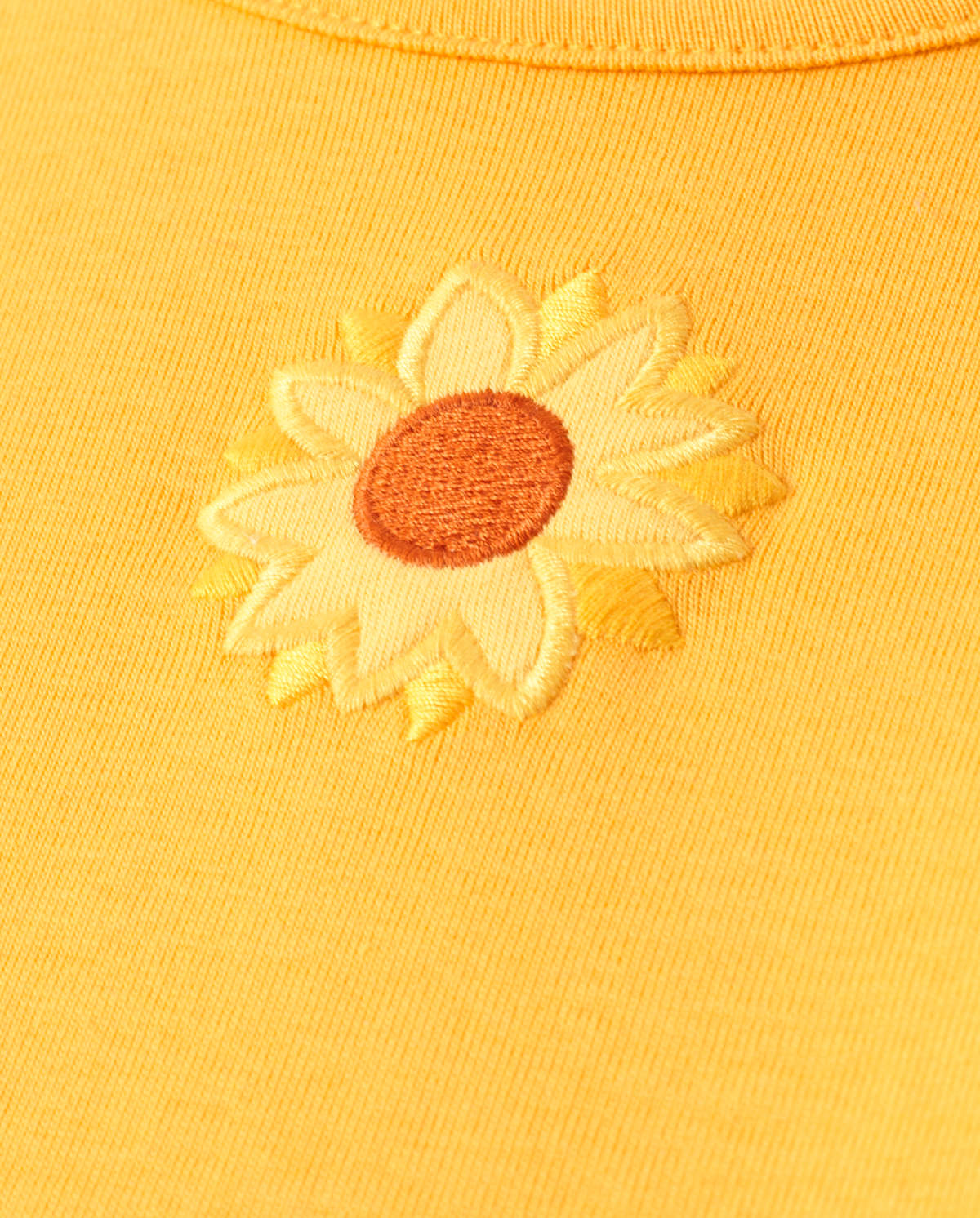 Gymboree Girls Sunflower Top - Harvest