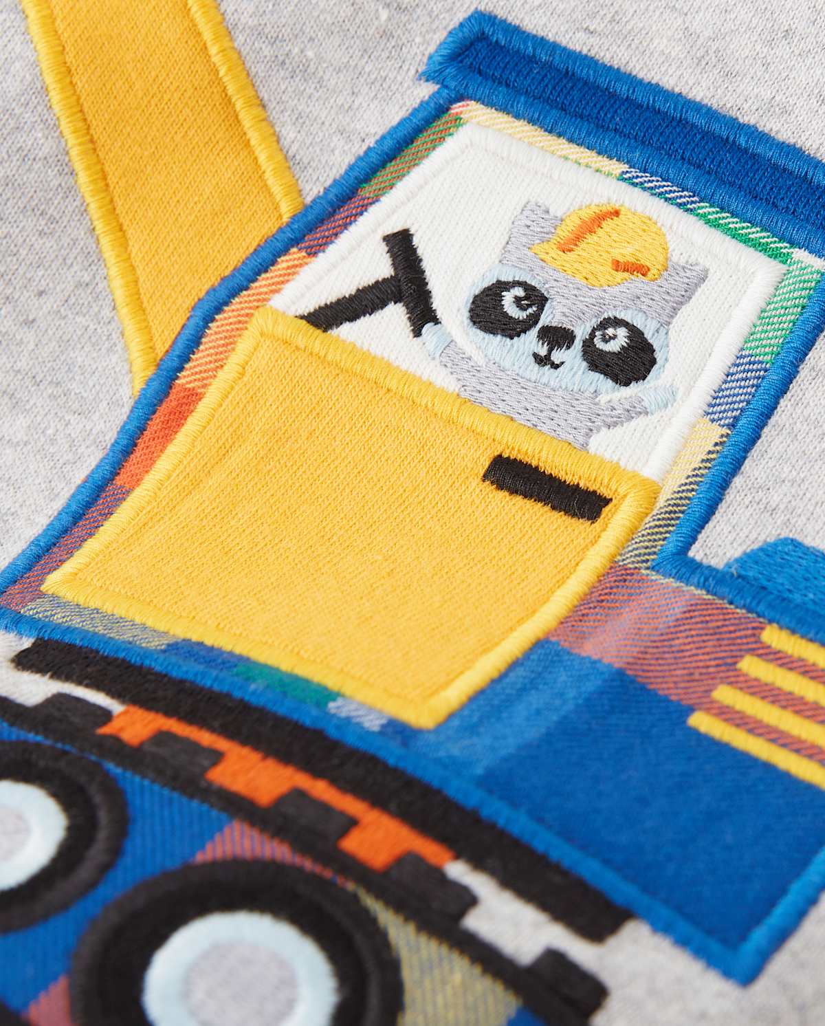 Детские топы Gymboree Boys Embroidered Construction Truck Top - Demolition Dude