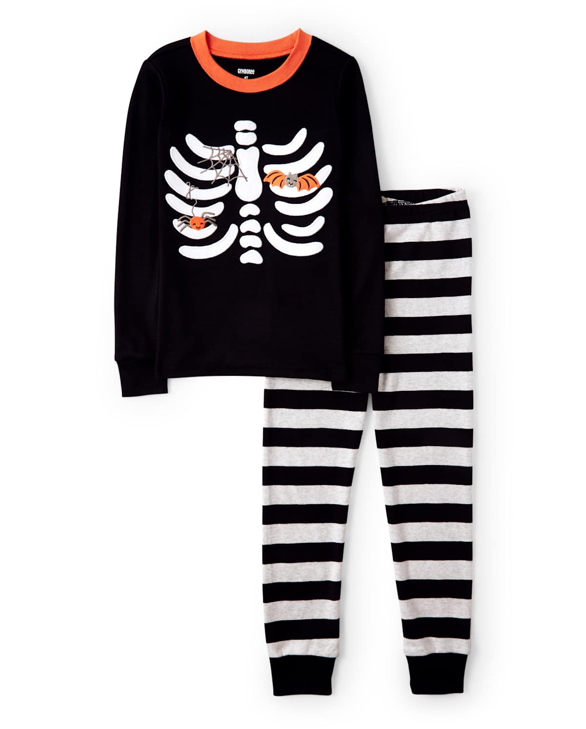 Детские пижамы Gymboree Boys Matching Family Skeleton Cotton 2-Piece Pajamas