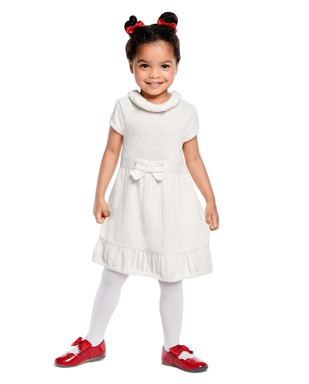 Детские платья Gymboree Girls Faux Fur Sweater Dress - Picture Perfect