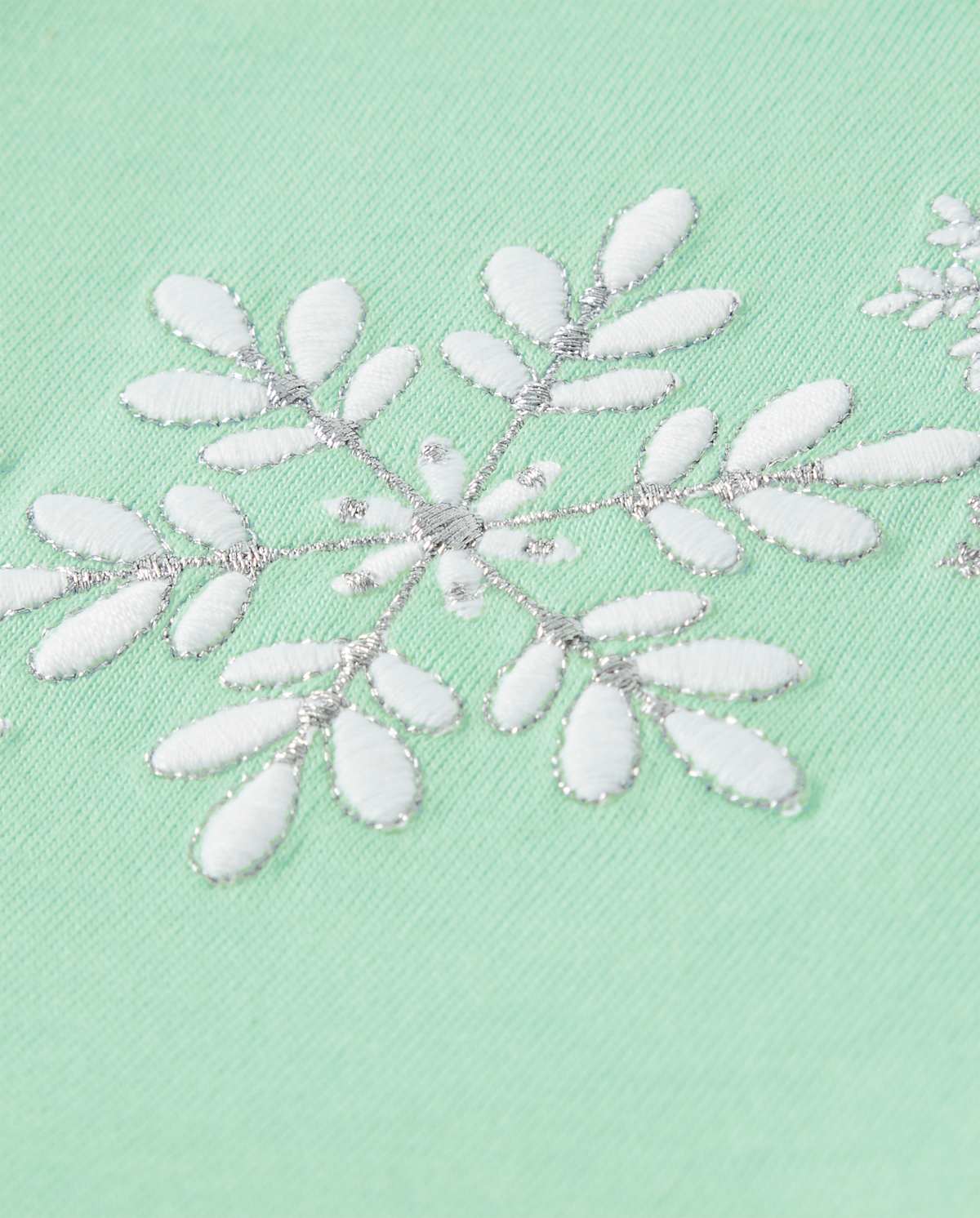 Детские платья Gymboree Girls Embroidered Snowflake Tiered Dress - Snow Princess — фото 2