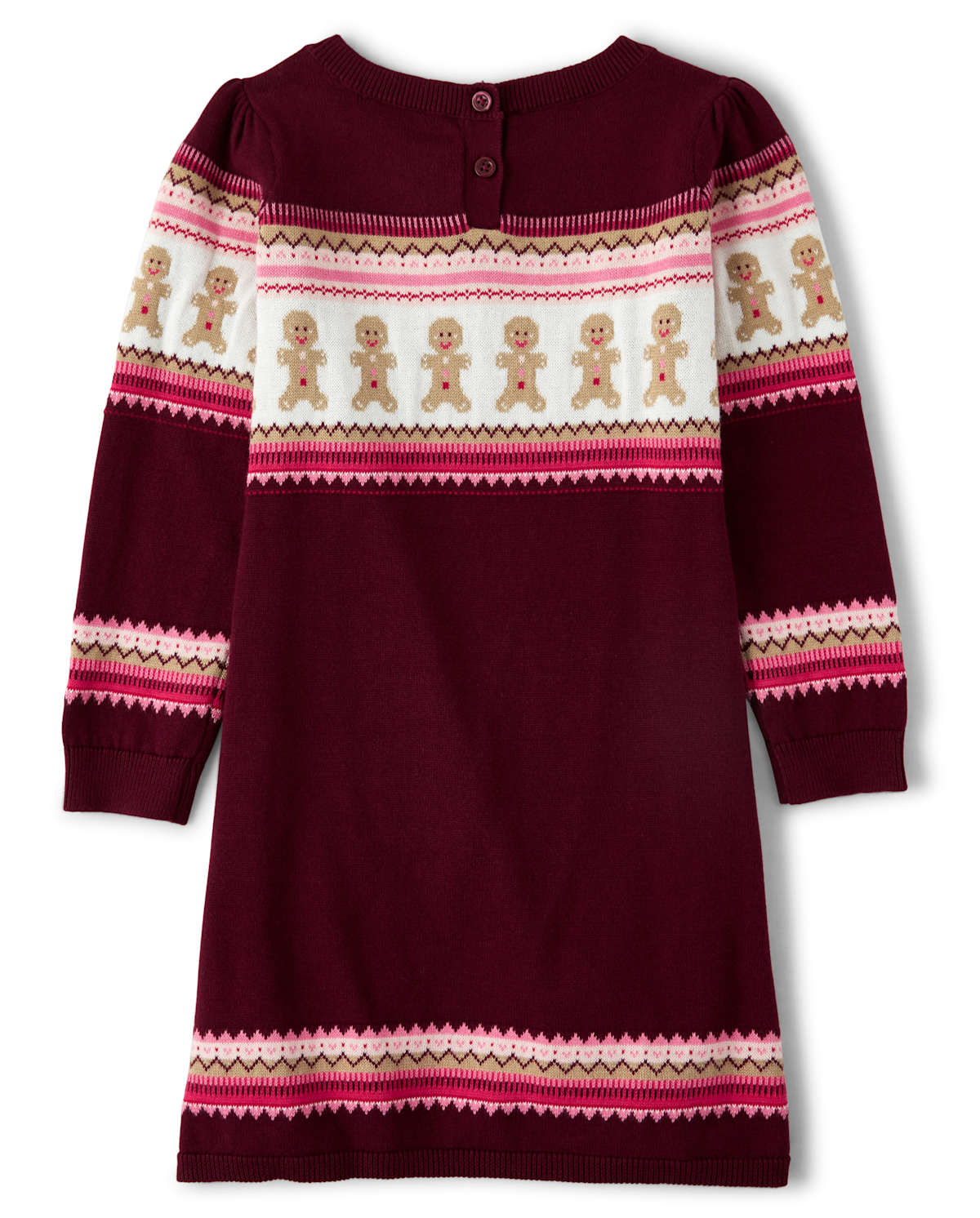 Детские платья Gymboree Girls Gingerbread Fairisle Sweater Dress - Winter Wonderland — фото 4