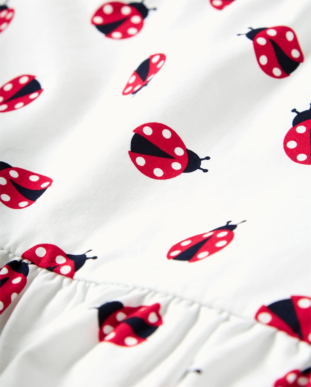 Gymboree Girls Print Peplum Top - Little Ladybug