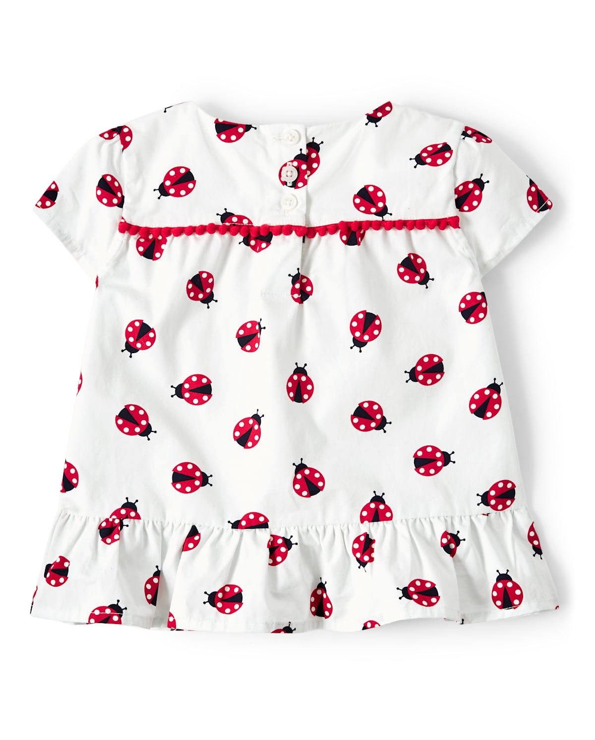 Детские топы Gymboree Girls Print Peplum Top - Little Ladybug — фото 3