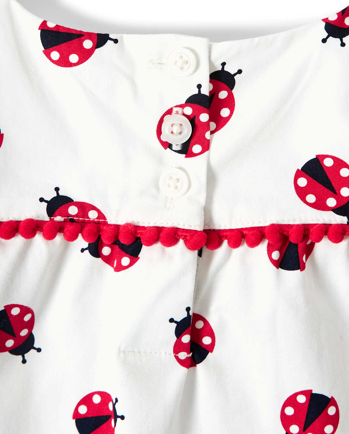 Детские топы Gymboree Girls Print Peplum Top - Little Ladybug — фото 4
