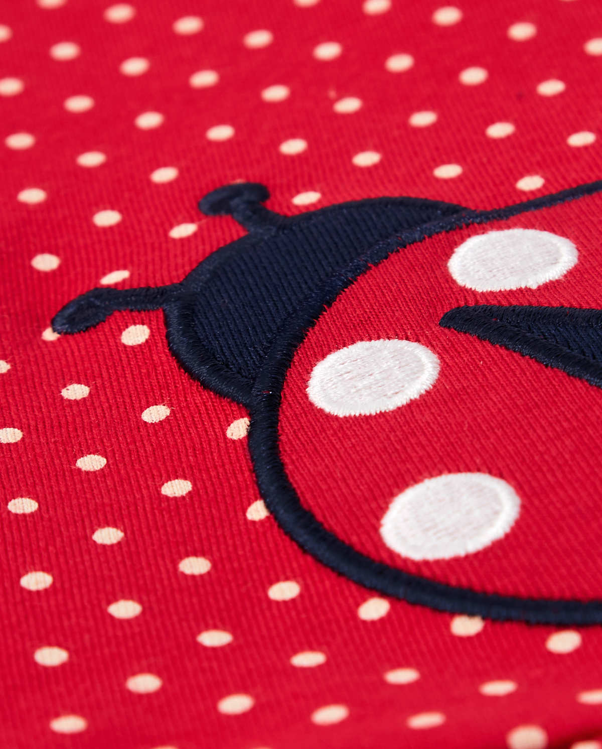 Gymboree Girls Polka Dot Peplum Top - Little Ladybug