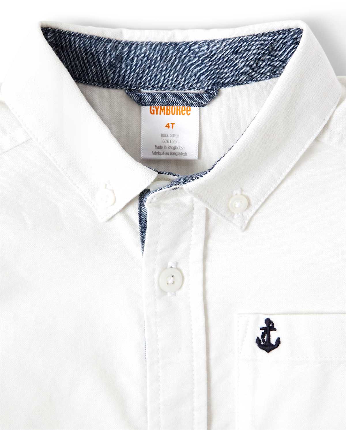 Детские рубашки Gymboree Boys Embroidered Button Up Shirt - Country Club — фото 2