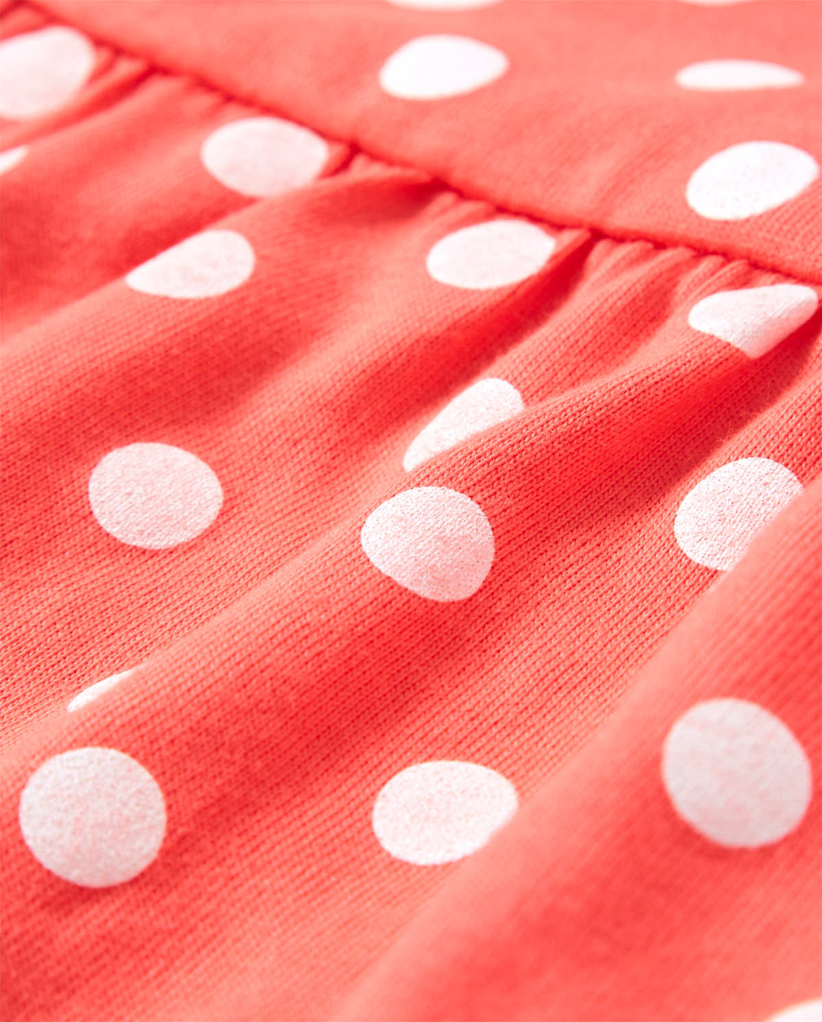 Gymboree Girls Polka Dot Top - Pretty Peach