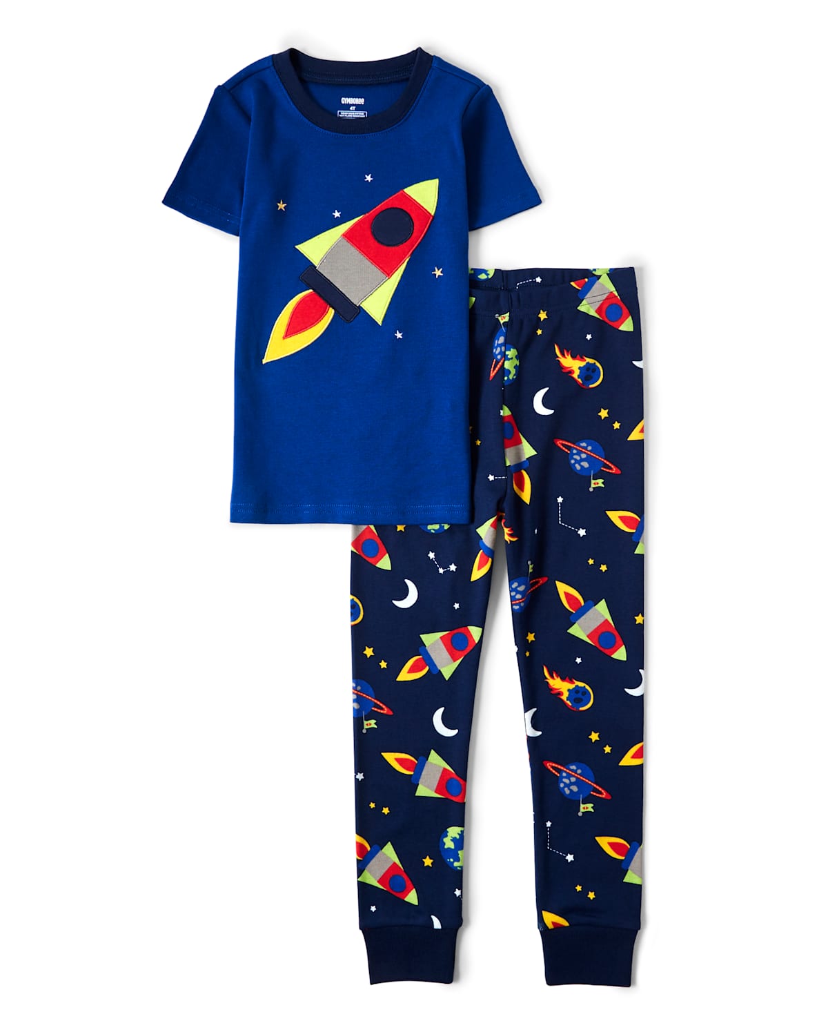 Детские пижамы Gymboree Kids Future Astronaut Cotton 2-Piece Pajamas - Gymmies
