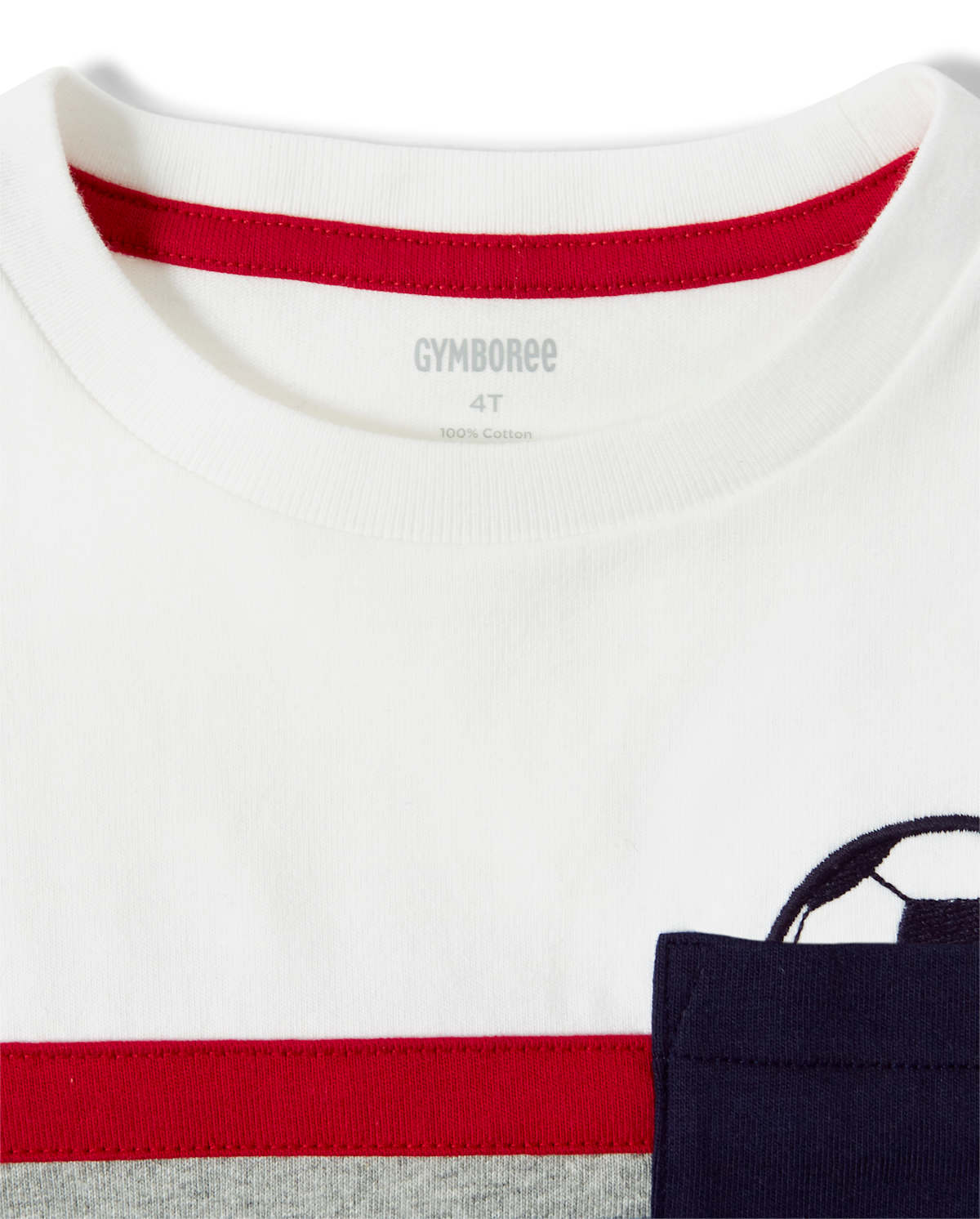 Детские топы Gymboree Boys Colorblock Soccer Pocket Top - Ready, Set, Goal — фото 2