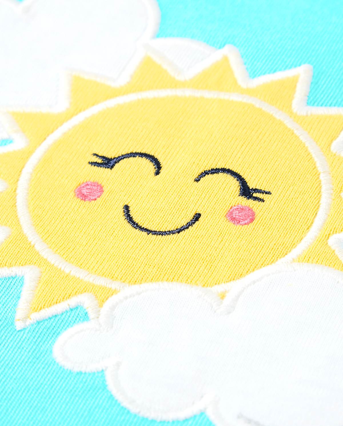 Детские топы Gymboree Girls Embroidered Sun Peplum Top - Sunshine Time