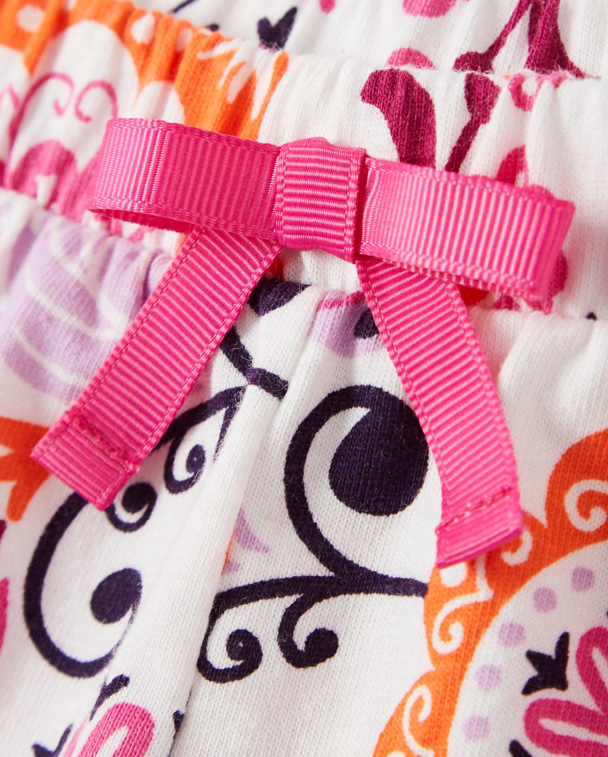 Gymboree Girls Floral Ruffle Shorts - Summer Sunsets
