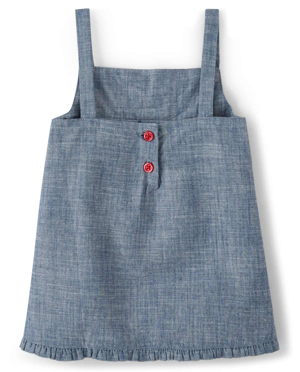 Детские топы Gymboree Girls Watermelon Chambray Top - Sweet Watermelon — фото 3