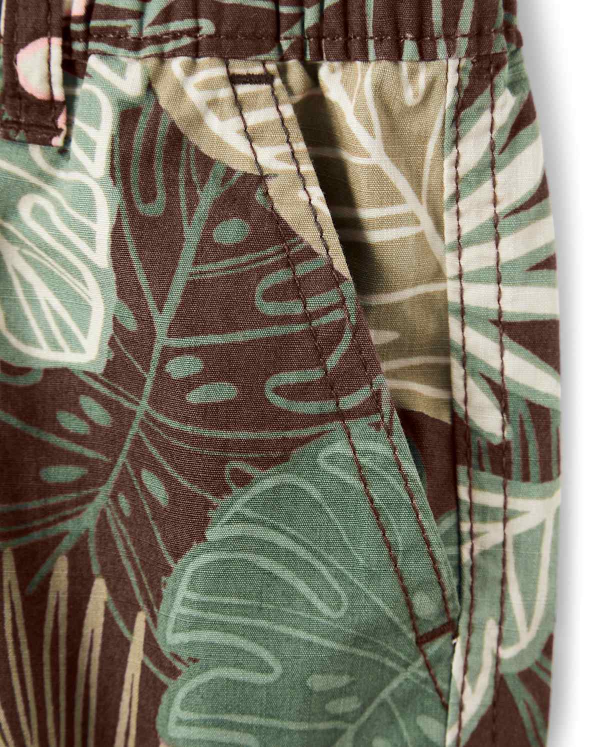 Детские шорты Gymboree Boys Leaf Pull On Shorts - Safari Camp — фото 2