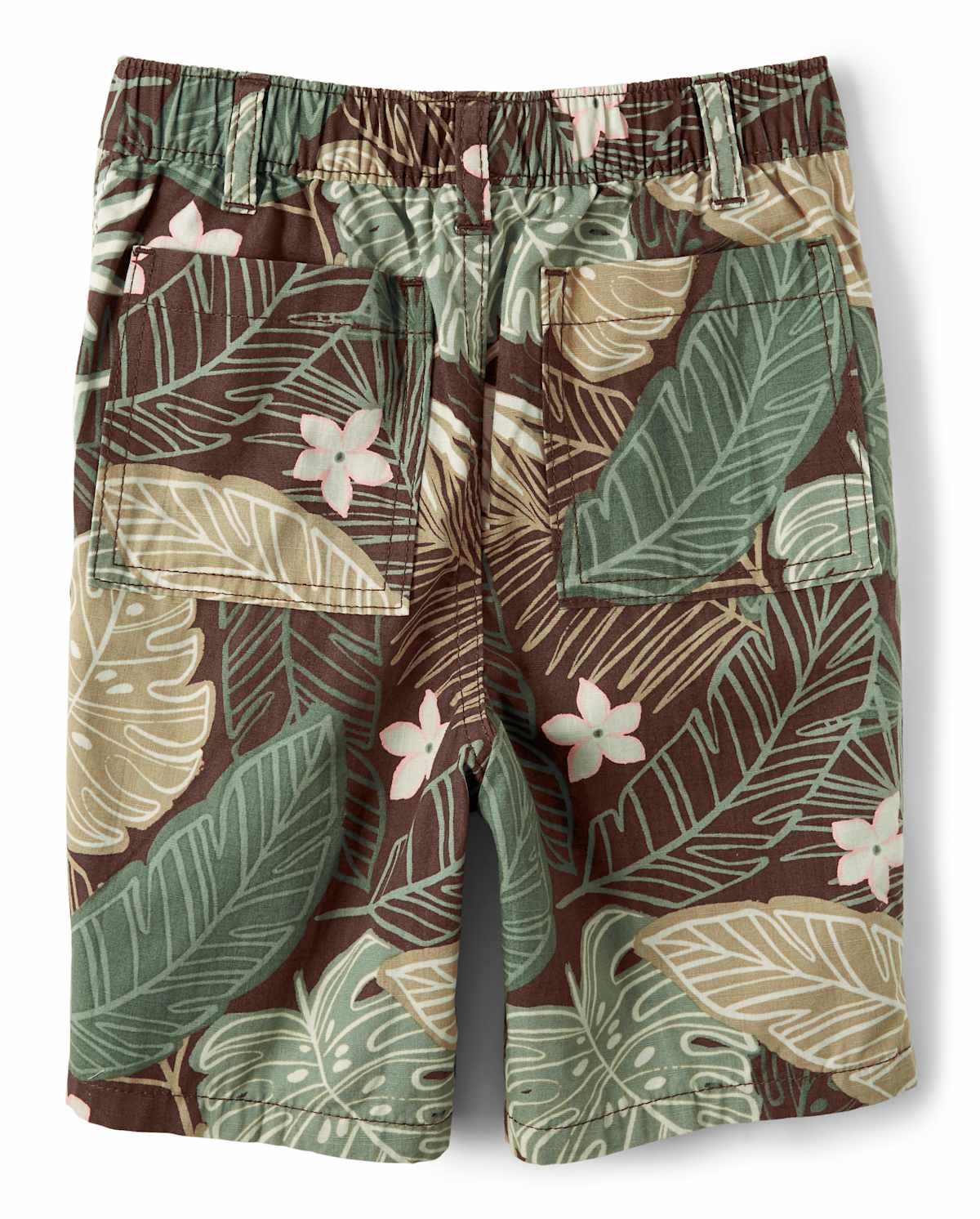 Детские шорты Gymboree Boys Leaf Pull On Shorts - Safari Camp — фото 3