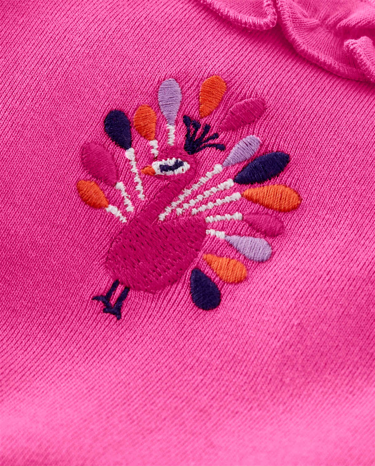Gymboree Girls Peacock Ruffle Tank Top - Summer Sunsets