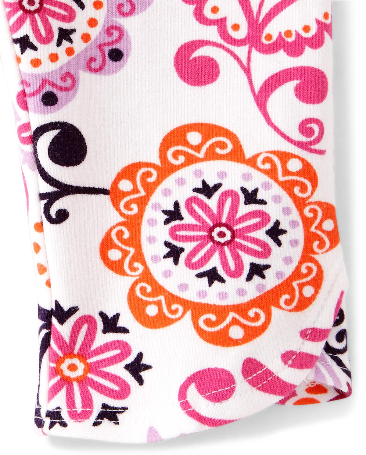 Gymboree Girls Floral Capri Leggings - Summer Sunsets