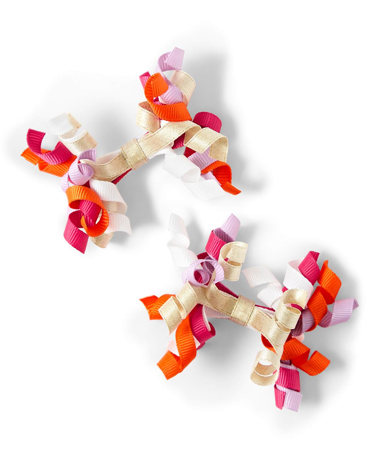 Gymboree Girls Curly Hair Clips - Summer Sunsets