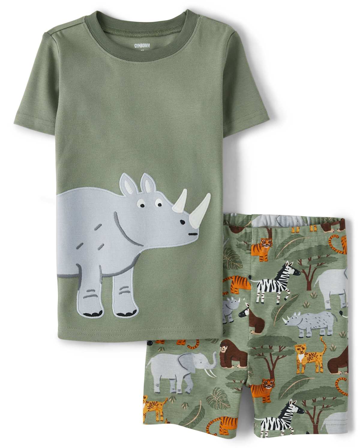 Детские пижамы Gymboree Boys Safari Cotton 2-Piece Pajamas - Gymmies