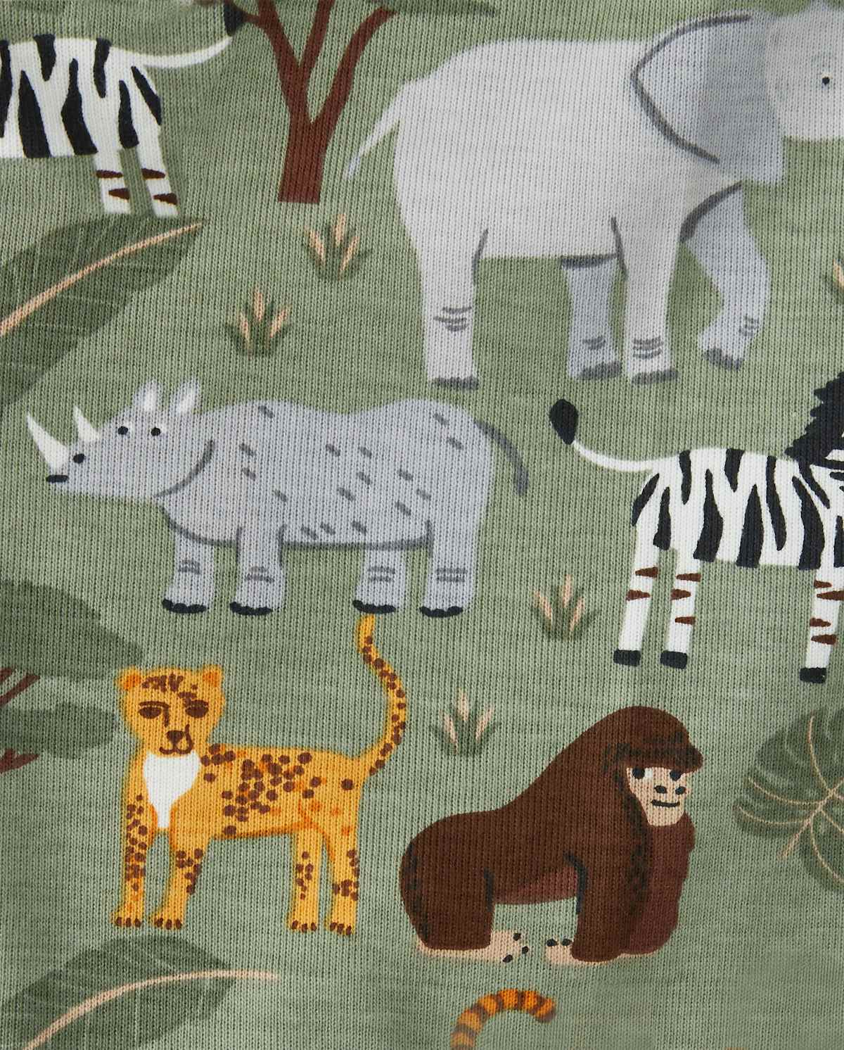 Детские пижамы Gymboree Boys Safari Cotton 2-Piece Pajamas - Gymmies — фото 4