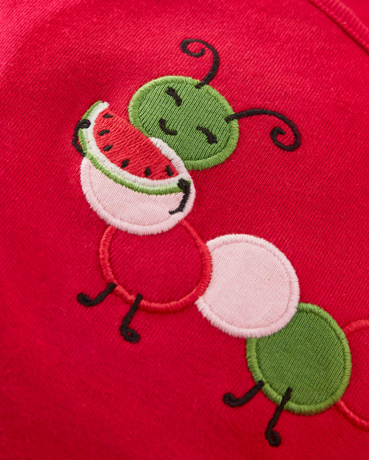 Gymboree Girls Caterpillar Top - Sweet Watermelon