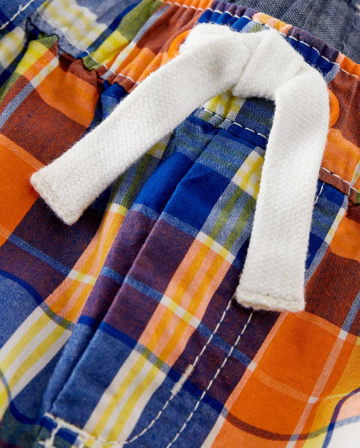 Детские шорты Gymboree Boys Plaid Pull On Shorts - Mr. Fix It