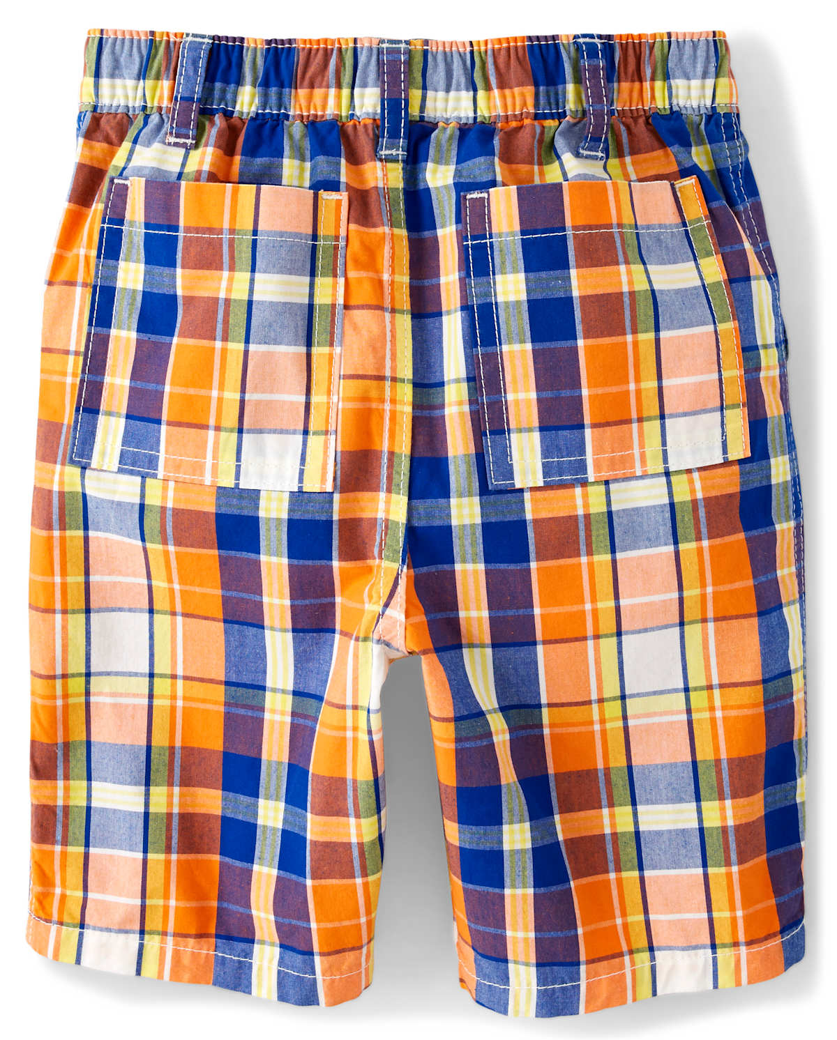 Детские шорты Gymboree Boys Plaid Pull On Shorts - Mr. Fix It — фото 3