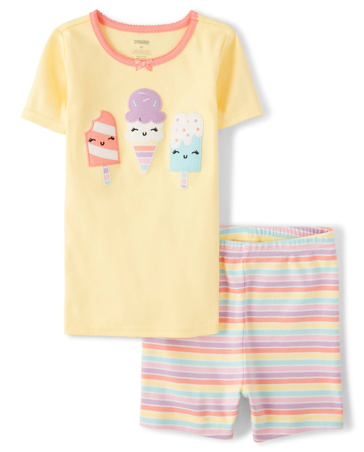 Детские пижамы Gymboree Girls Ice Cream Cotton 2-Piece Pajamas - Gymmies