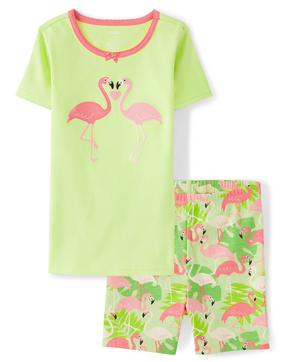 Детские пижамы Gymboree Girls Flamingo Cotton 2-Piece Pajamas - Gymmies