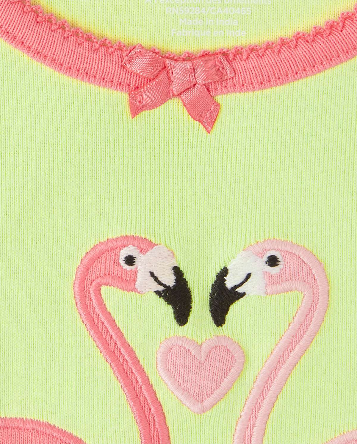 Детские пижамы Gymboree Girls Flamingo Cotton 2-Piece Pajamas - Gymmies — фото 3