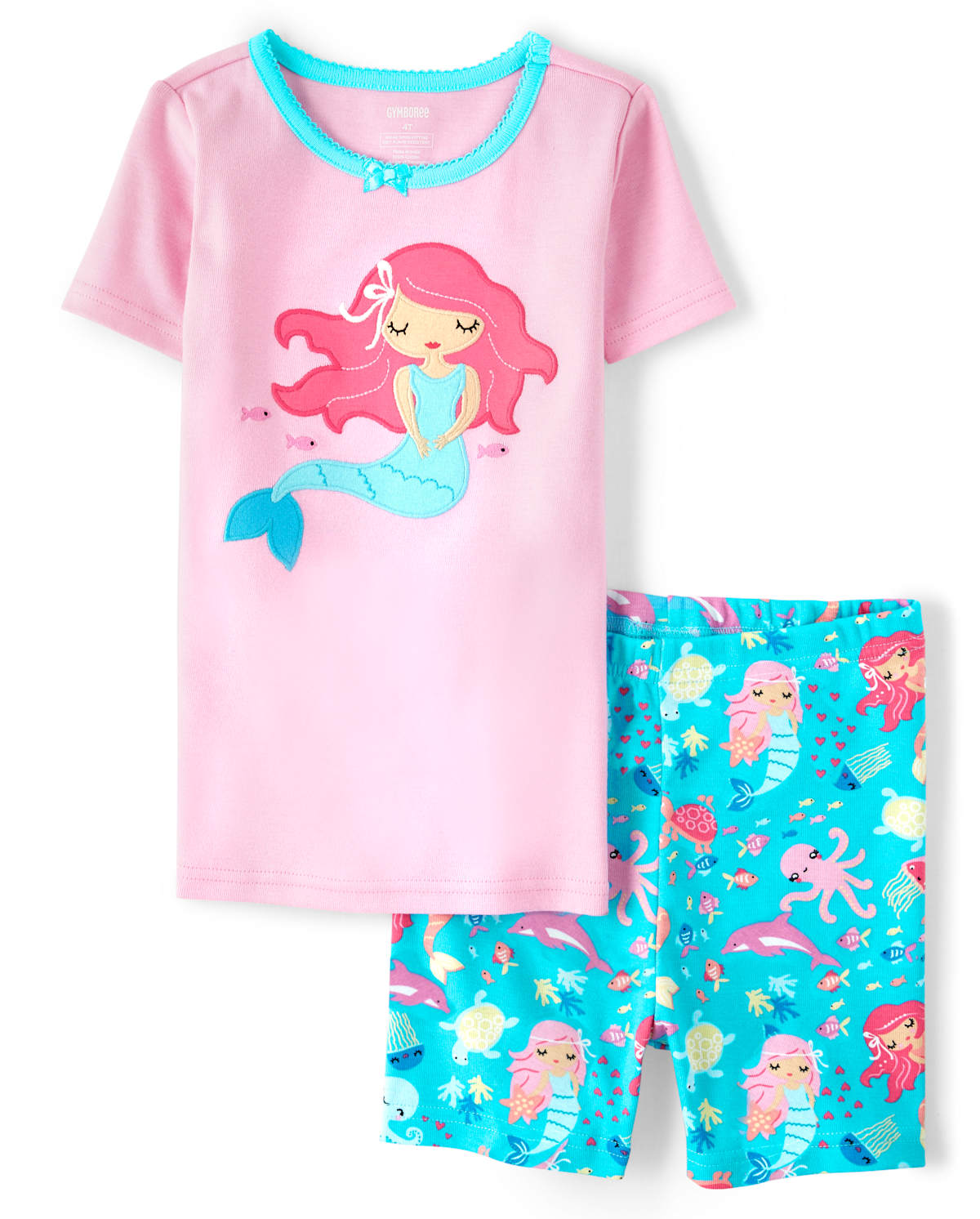 Детские пижамы Gymboree Girls Mermaid Cotton 2-Piece Pajamas - Gymmies