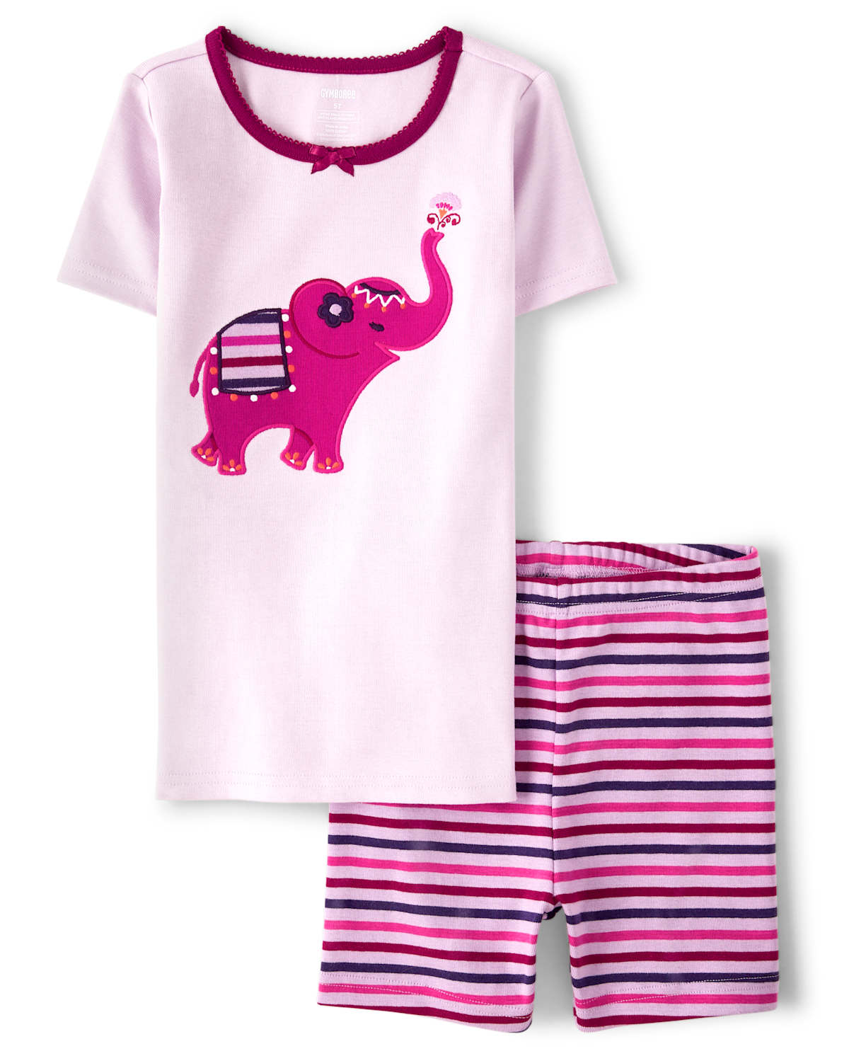 Детские пижамы Gymboree Girls Elephant Cotton 2-Piece Pajamas - Gymmies