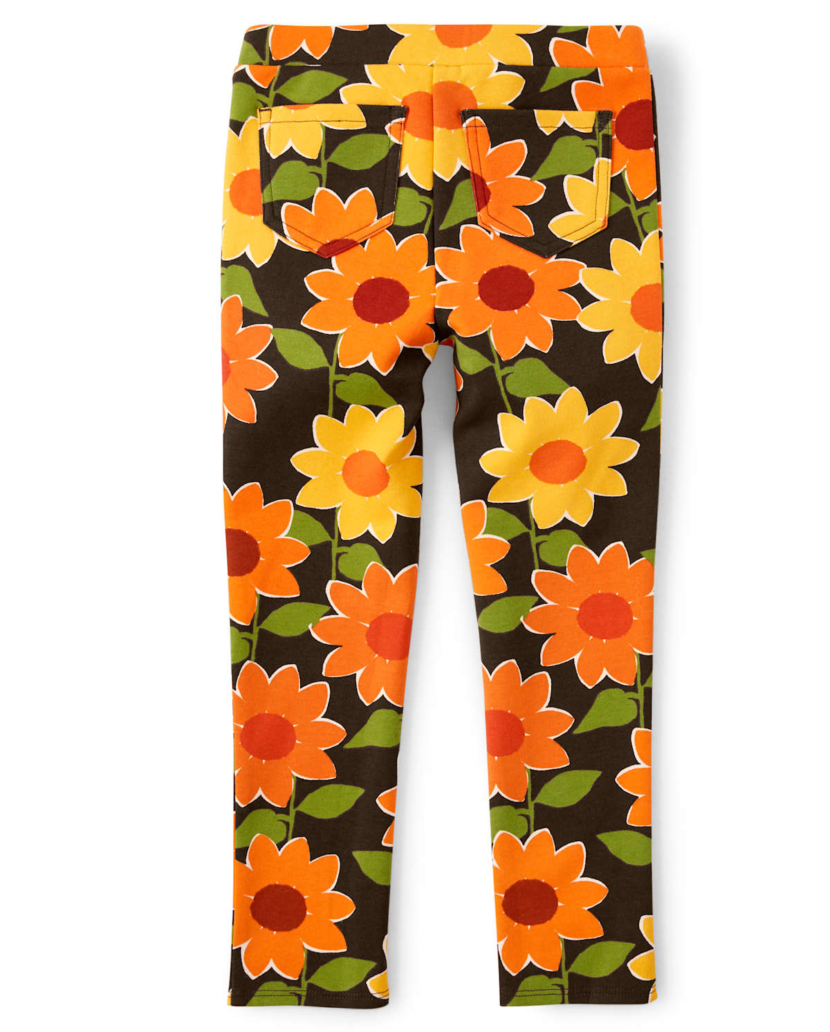 Детские брюки Gymboree Girls Sunflower Ponte Jeggings - Harvest — фото 2