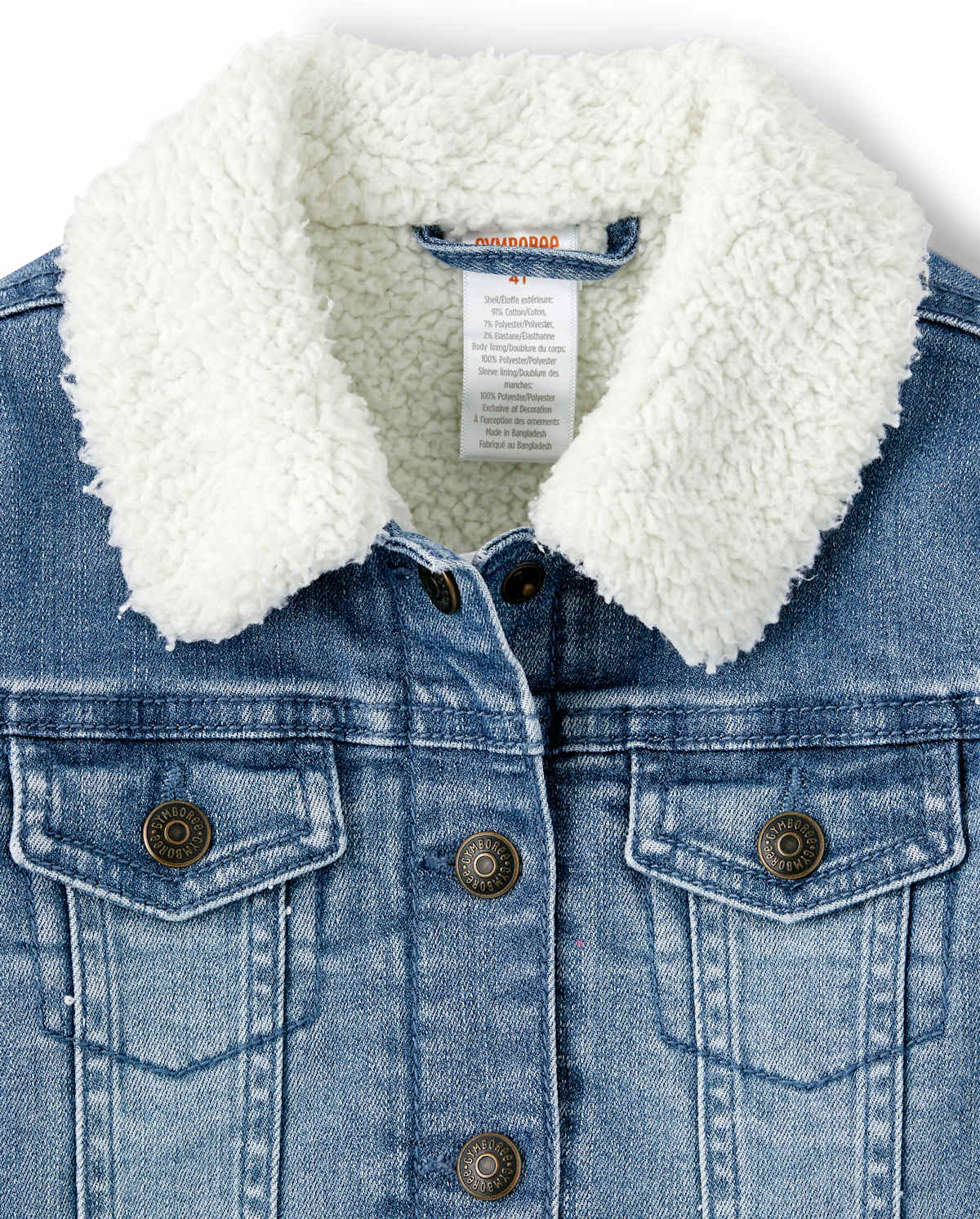 Детские куртки Gymboree Girls Embroidered Sunflower Denim Jacket - Harvest — фото 2