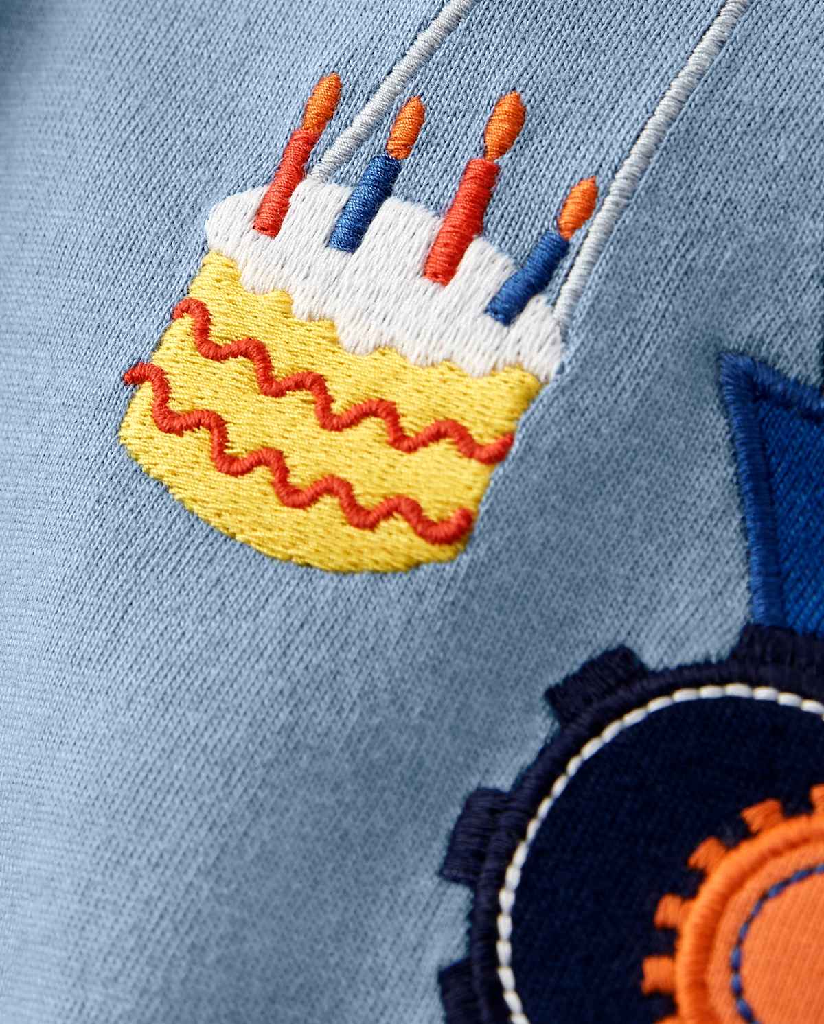 Детские топы Gymboree Boys Embroidered Birthday Layered Top - Birthday Boutique