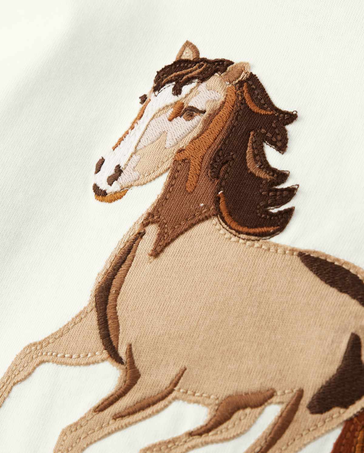 Детские топы Gymboree Boys Embroidered Horse Raglan Top - Western Skies