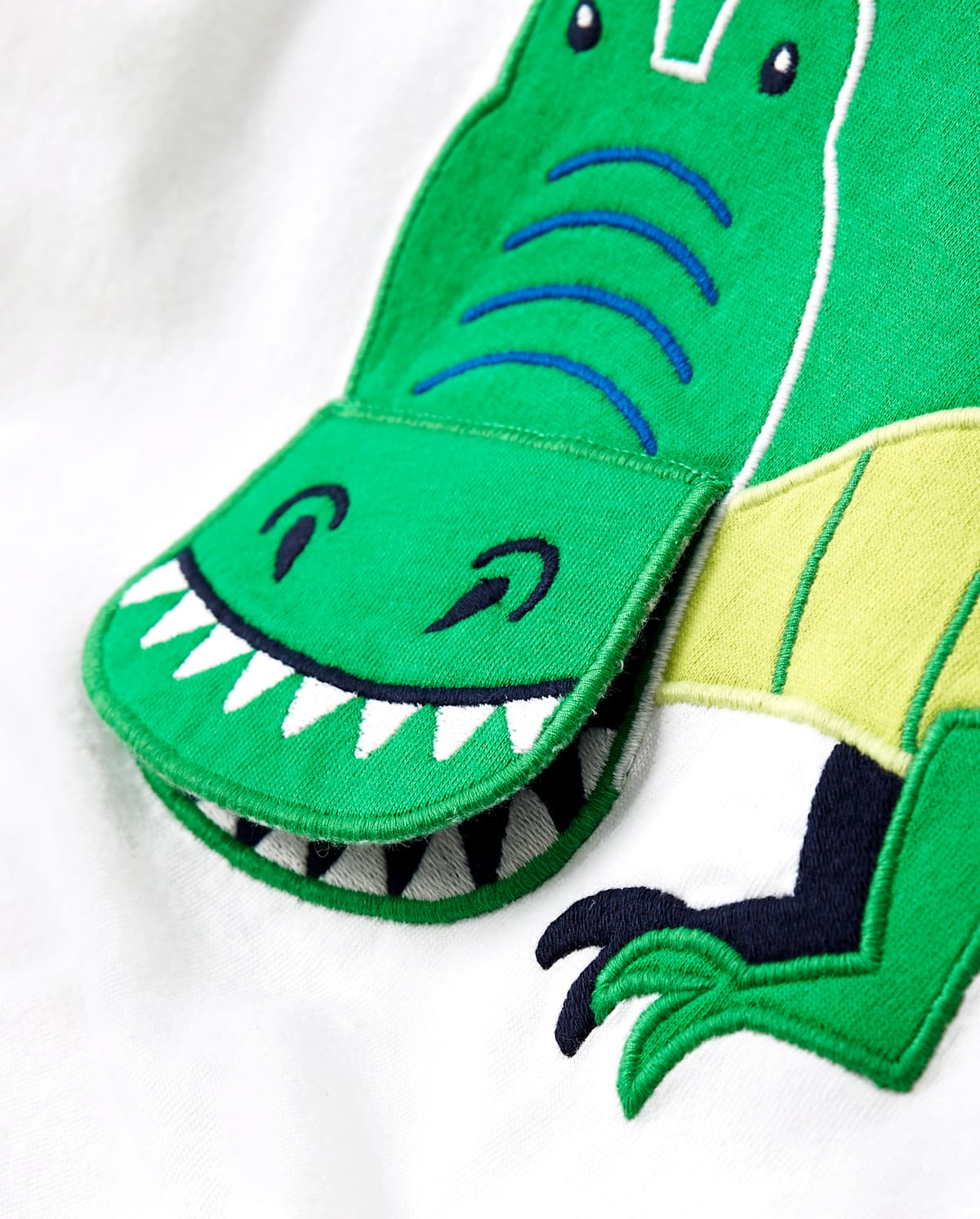 Детские топы Gymboree Boys Embroidered T-Rex Top - Dino Dude