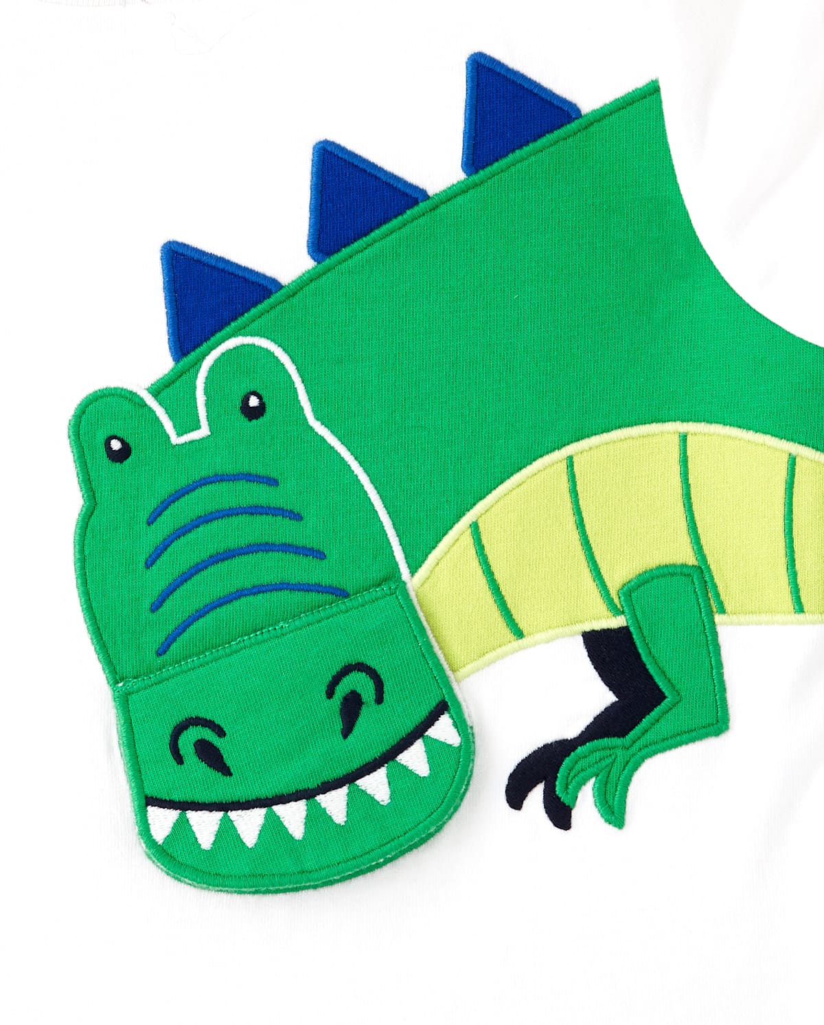 Детские топы Gymboree Boys Embroidered T-Rex Top - Dino Dude — фото 3